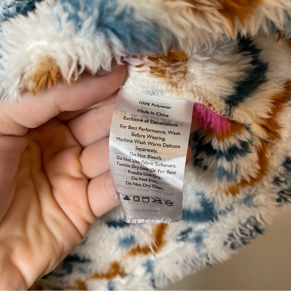 Eddie Bauer Fuzzy Sherpa Pullover small - Picture 4 of 5